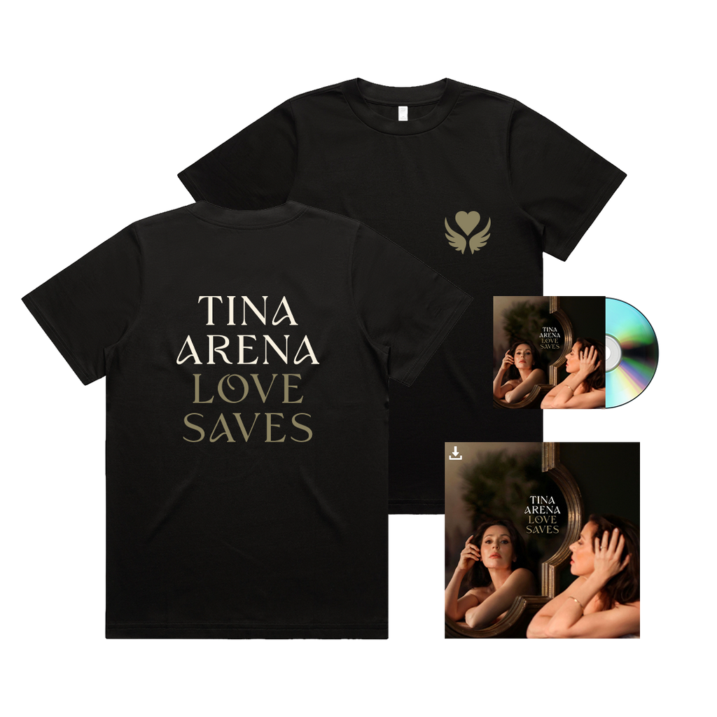 LOVE SAVES DELUXE CD + SHIRT + DIGITAL DOWNLOAD